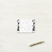 Kuh-Stellen-Muster-Schwarzweiss-Tierdruck Post-it Klebezettel (Auf Schreibtisch)