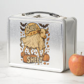 Kuh Stier Blatt Halloween Metall Brotdose (Beispiel)