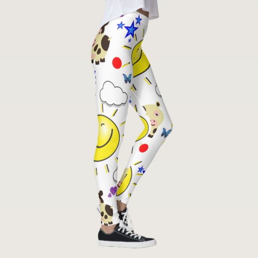 Kuh Sun Leggings (Rechts)