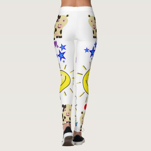 Kuh Sun Leggings (Rückseite)