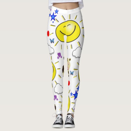Kuh Sun Leggings (Vorderseite)