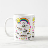 Kuh Sun Rainbow Tasse (Links)
