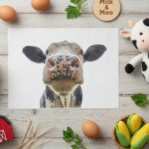 Kuh süßes Farmtier Seidenpapier