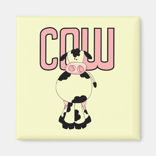 Kuh-T-Shirts und Geschenke Magnet (Vorne)