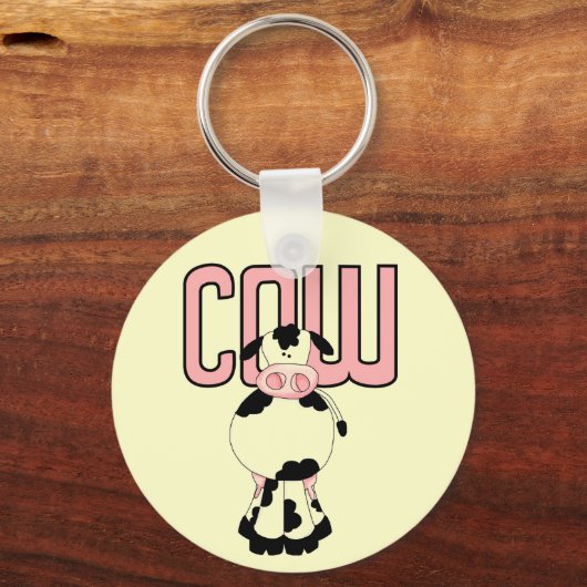 Kuh-T-Shirts und Geschenke Schlüsselanhänger (Vorderseite)