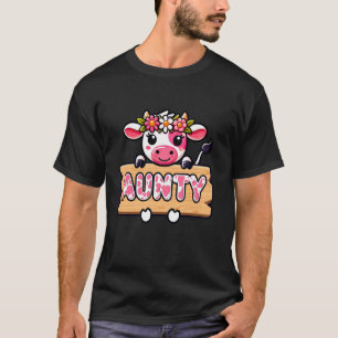 Kuh-Tante-Birthday-Kind-Familie-passendes Geburtst T-Shirt