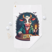 Kuh-Tarot des Schreckens Golfhandtuch (Insitu)