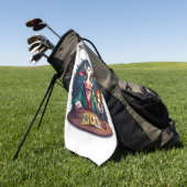 Kuh-Tarot des Schreckens Golfhandtuch (Gras)