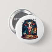 Kuh-Tarot des Terrors Button (Vorne & Hinten)