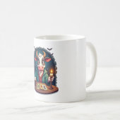 Kuh-Tarot des Terrors Kaffeetasse (VorderseiteRechts)