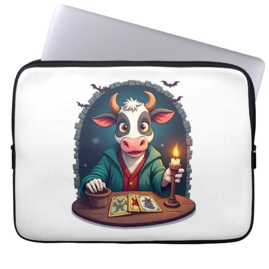 Kuh-Tarot des Terrors Laptopschutzhülle (Vorderseite)