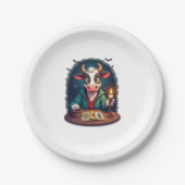 Kuh-Tarot des Terrors Pappteller (Vorderseite)