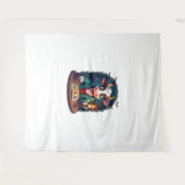 Kuh-Tarot des Terrors Wandteppich (Vorderseite (Horizontal))