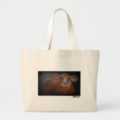 Kuh-Taschen-Tasche Jumbo Stoffbeutel (Vorne)