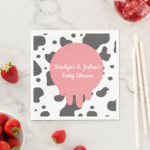 Kuh Teats Babydusche Farm Napkins Serviette (Beispiel)