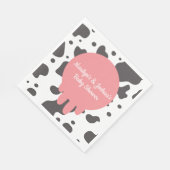 Kuh Teats Babydusche Farm Napkins Serviette (Ecke)