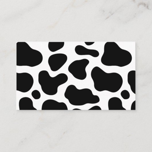 Kuh Thema Babydusche-Windel-Verlosung Eintrittskar Begleitkarte (Rückseite)