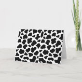 Kuh Thema Geburtstag Danke Moo Falten (Rückseite)