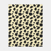 Kuh Tier Haut Farb Muster Design  Fleecedecke (Vorderseite)