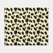 Kuh Tier Haut Farb Muster Design  Fleecedecke (Vorderseite (Horizontal))