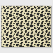 Kuh Tier Haut Farb Muster Design  Geschenkpapier (Flach)