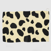 Kuh Tier Haut Farb Muster Design  Golfhandtuch (Horizontal)