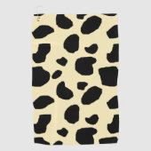 Kuh Tier Haut Farb Muster Design  Golfhandtuch (Vorderseite)