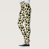 Kuh Tier Haut Farb Muster Design Leggings (Links)