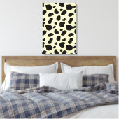 Kuh Tier Haut Farb Muster Design Leinwanddruck (Insitu (Schlafzimmer))