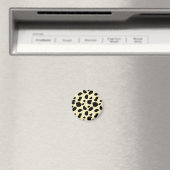 Kuh Tier Haut Farb Muster Design  Magnet (In Situ (Geschirrspüler))
