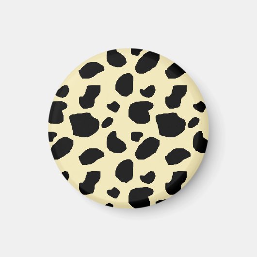 Kuh Tier Haut Farb Muster Design  Magnet (Vorne)