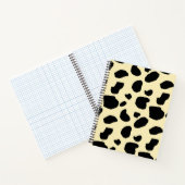 Kuh Tier Haut Farb Muster Design  Notizblock (Innenseite)