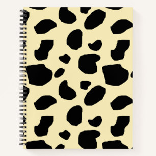 Kuh Tier Haut Farb Muster Design  Notizblock