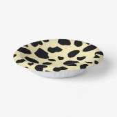 Kuh Tier Haut Farb Muster Design Pappteller (Gewinkelt)