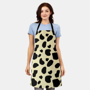 Kuh Tier Haut Farb Muster Design Schürze