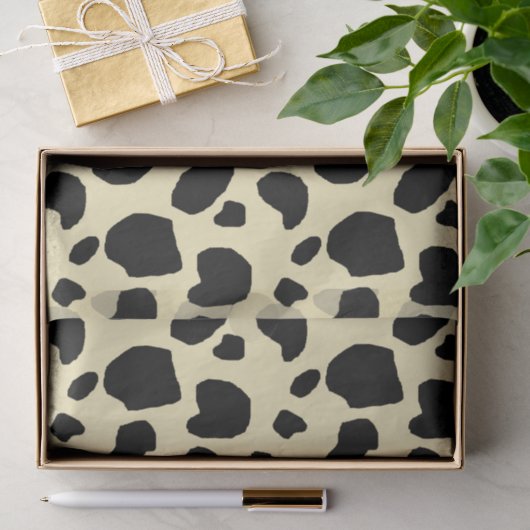 Kuh Tier Haut Farb Muster Design Seidenpapier (Geschenk)