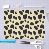 Kuh Tier Haut Farb Muster Design Seidenpapier (Handwerk)