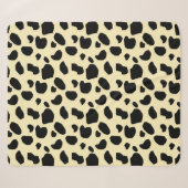 Kuh Tier Haut Farb Muster Design Sherpadecke (Vorderseite (Horizontal))