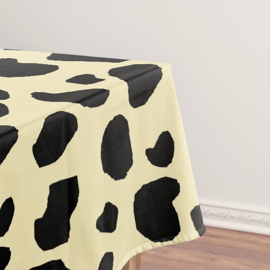 Kuh Tier Haut Farb Muster Design Tischdecke (Beispiel)