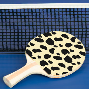 Kuh Tier Haut Farb Muster Design Tischtennis Schläger