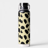 Kuh Tier Haut Farb Muster Design Trinkflasche (Rückseite)