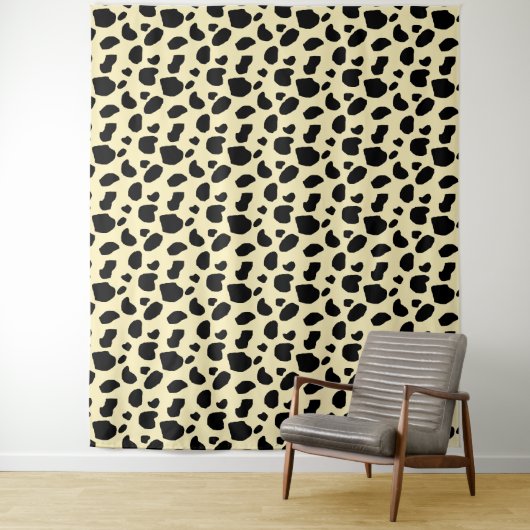 Kuh Tier Haut Farb Muster Design Wandteppich (Beispiel)