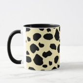 Kuh Tier Hautfarbmuster Design Tasse (Links)