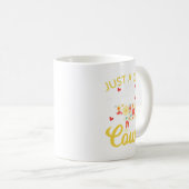 Kuh Tier überholt nur ein Mädchen, das Kühe Liebe. Kaffeetasse (VorderseiteRechts)