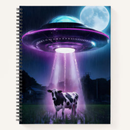 Kuh trifft Außerirdischen. Notizblock