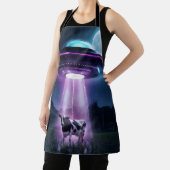 Kuh trifft Außerirdischen. Schürze (InSitu)