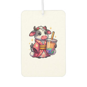 Kuh Trinkblasen Tee Japanischer Kimono _1_1 Autolufterfrischer