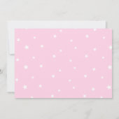 Kuh über dem Mond Baby Foto Geburtsankündigung Ankündigung (Rückseite)