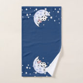 Kuh über dem Mond Badhandtuch Set (Handtuch)