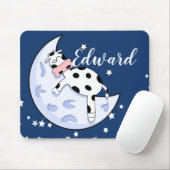Kuh über dem Mond Mousepad (Mit Mouse)